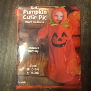 NWT Pumpkin Bunting Bag Costume - Infant